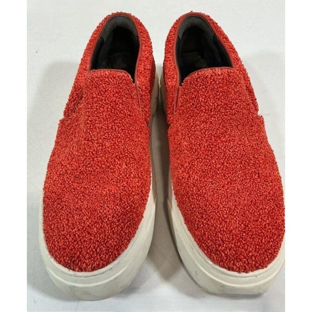 Tory Burch Orange/Red Ladybug Slip on Shoes Women's 7.5M